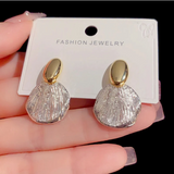 Metal Shell Earrings