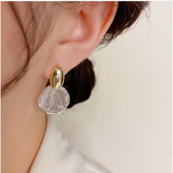 Metal Shell Earrings